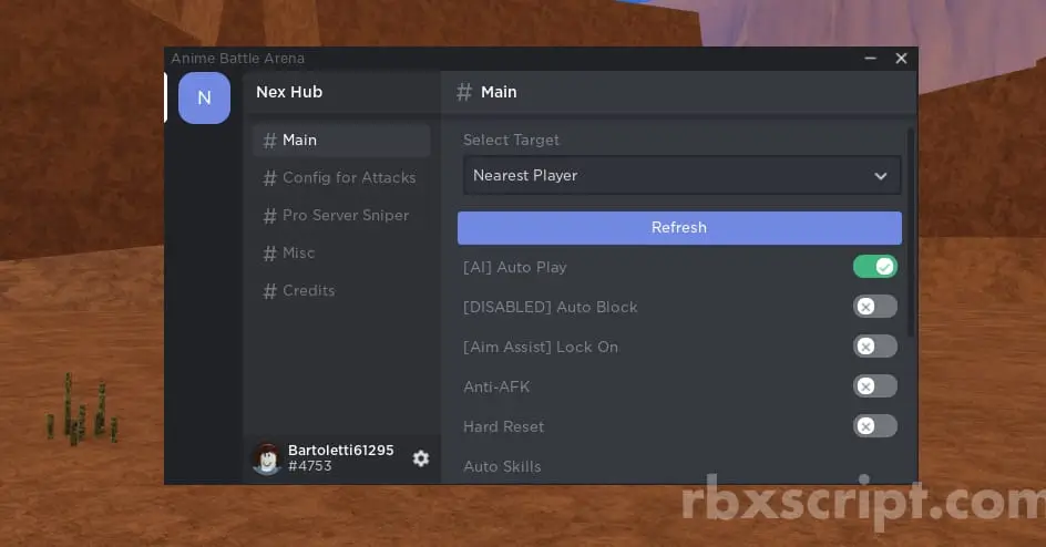 ABA Roblox Script [UPD 2026]: Auto Play, Auto Block, Auto Use Skills