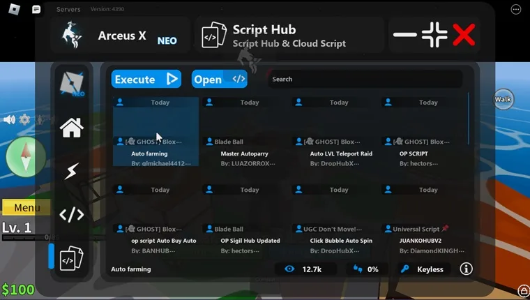 Cracked Hub Script Lineup