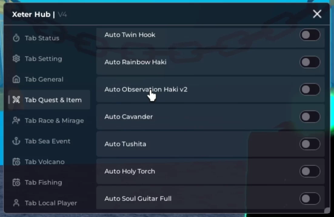 Xeter Hub Script Blox Fruits Keyless - Auto Farm, Auto Quest