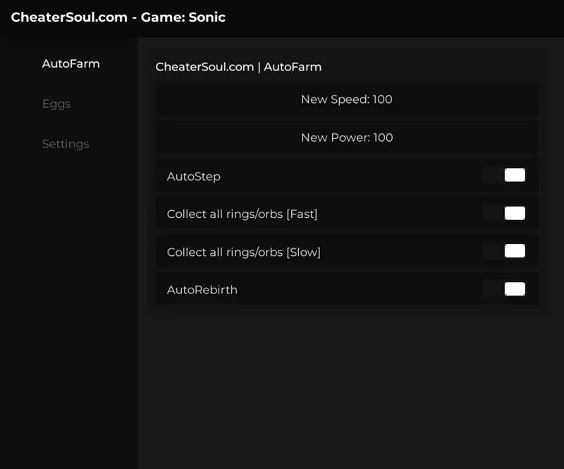 CheaterSoul Script For Sonic Speed Simulator No Key - Auto Step