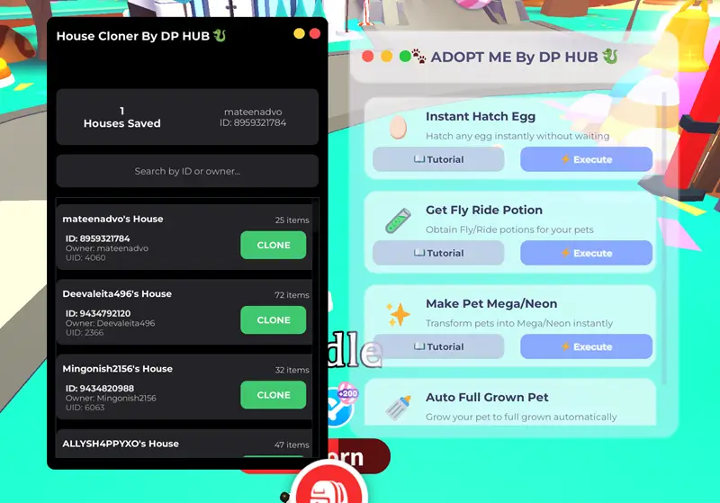 DP HUB Adopt Me Script [No Key] - Advanced Utility & Automation