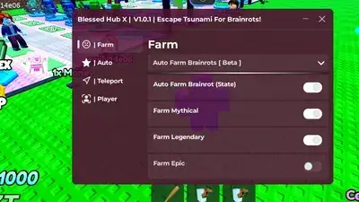 Escape Tsunami For Brainrots Script Best Keyless | AutoFarm, Inf Cash, Dupe Brainrots, Auto Sell