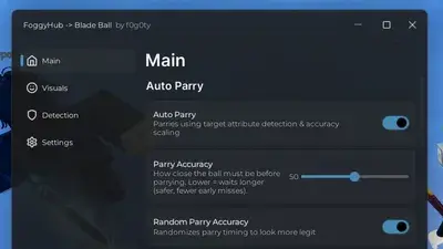FoggyHub Blade Ball Script - Insane AP, Curve Detection, Auto Spam