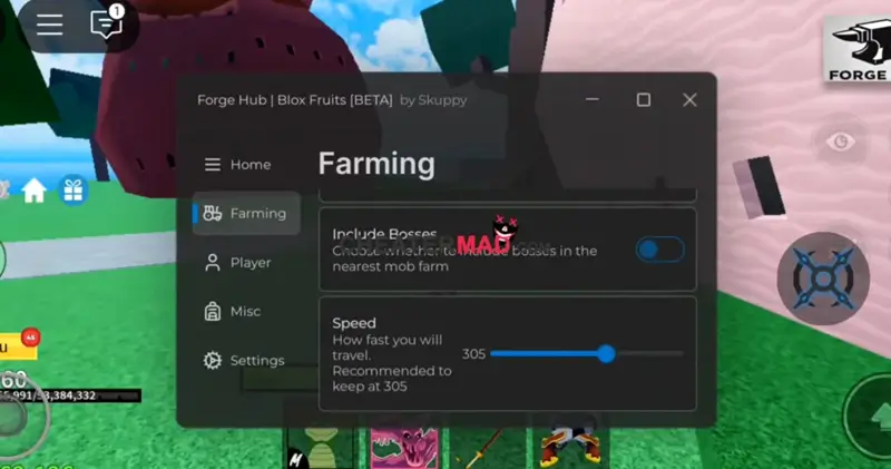 Forge Hub Blox Fruits Script - OP Auto Farm, Auto Upgrade, & More