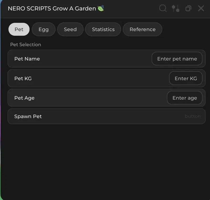 GAG Nero Script No Key - Pet Spawner, Seed Spawner, Queen Bee Spawner