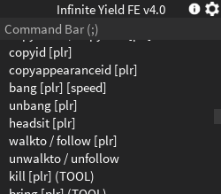 Infinite Yield Script Admin Commands [Updated]
