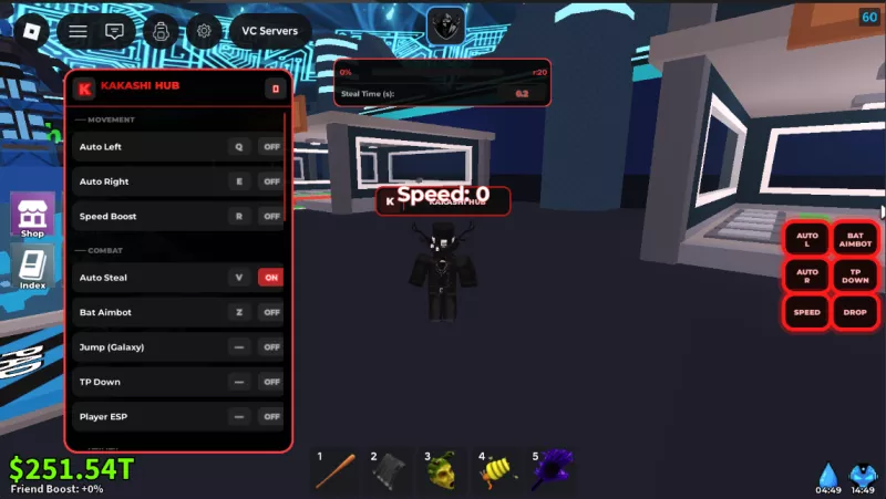 Kakashi Hub Steal a Brainrot Dules Script – Auto Steal & Speed Boost