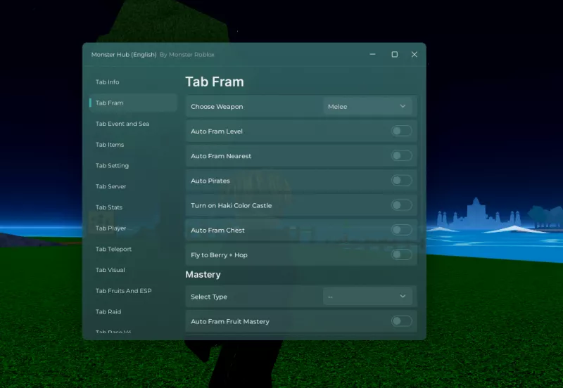 Monster Hub No Key Script for Blox Fruits - Auto Farm, Auto Boss