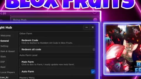 Night Hub Blox Fruits Script (Auto Farm, Auto Dungeon & More)