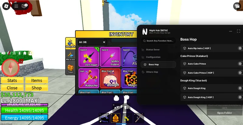 Night Hub Blox Fruits Script Mobile 2026 - Fast AutoFarm