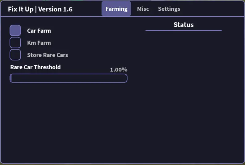 No Key Fix It Up Auto Farming Script