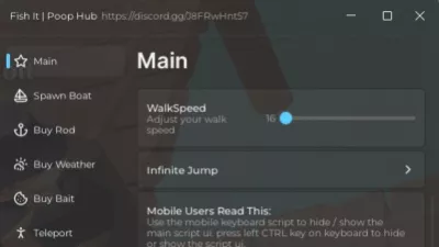 Poop Hub Fish it script [No Key] - Auto Perfect Fish, Auto Sell