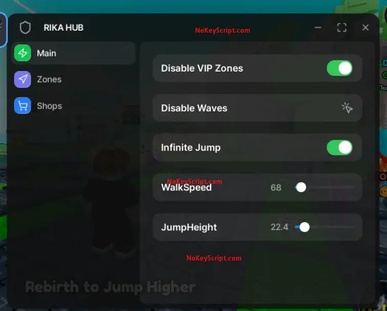 RIKA Hub Keyless – Survive LAVA for Brainrots Script