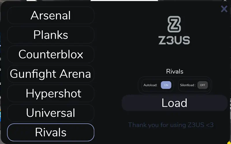Rivals Script By Z3US - Silent Aim, RageBot, Aimbot