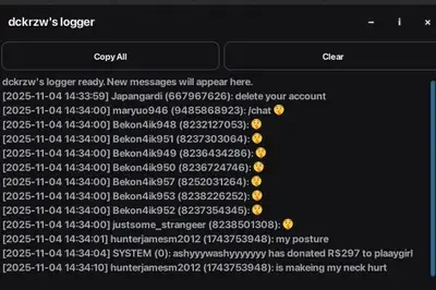 Roblox Chat Logger