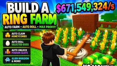 Build A Ring Farm Script – Auto Farm & Honeycomb Automation Hub