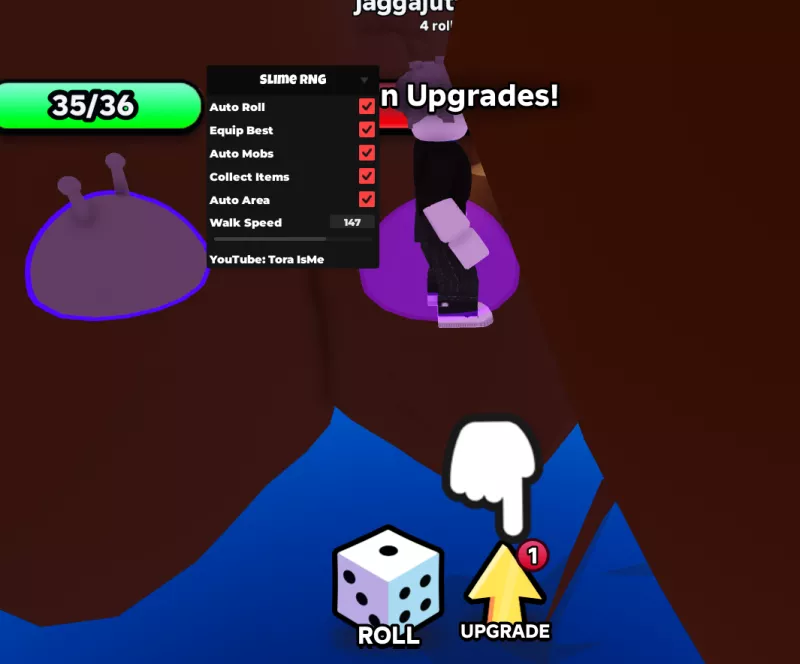 SLIME RNG Hub Script  – Auto Roll & Fast Area Farming (Keyless)