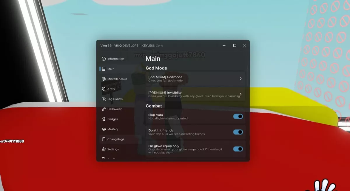 Slap Battles Script Vinq Hub Keyless - Slap Farm