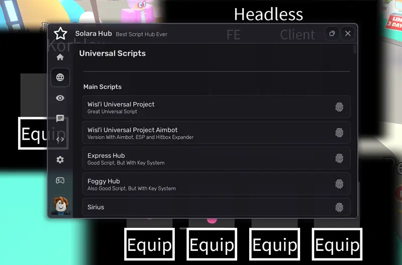 Solara hub Universal Script Supports 450+ Games [UPD]