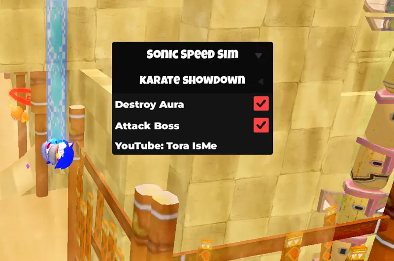 Sonic Speed Simulator Script (Karate Showdown) No Key - Attack Boss