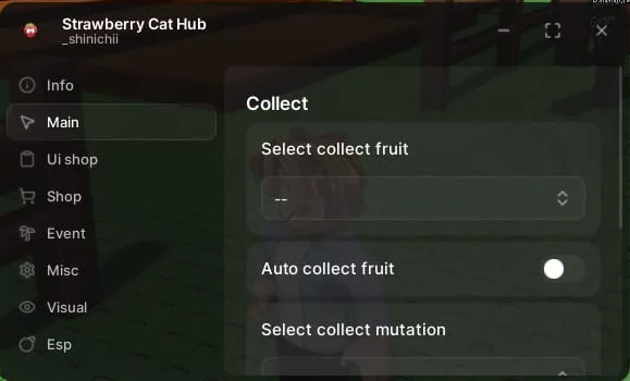 Strawberry Cat Hub Grow a Garden Cheat