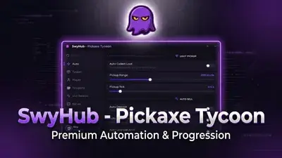SwyHub Script for Pickaxe Tycoon, Slime RNG, Feed Your Teto | New UI - Auto Feed, Auto Upgrade, Auto UST & More