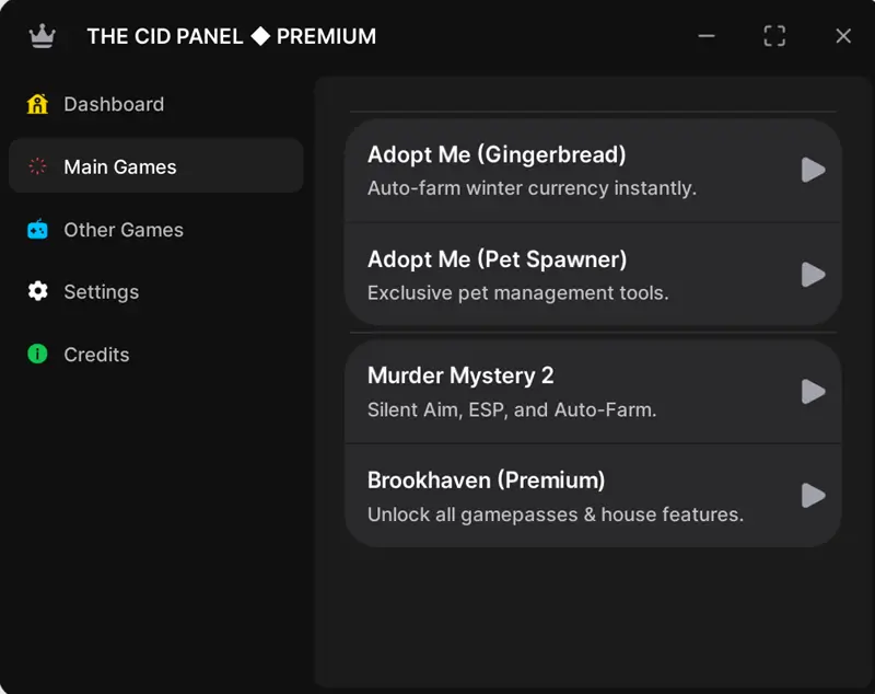 The CID Panel Adopt Me Script [No Key] - Auto Farm, Pet Spawner, Dupe