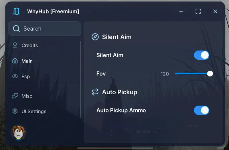 WhyHub Script For The Lost Front Keyless - Silent Aim, Auto Pickup